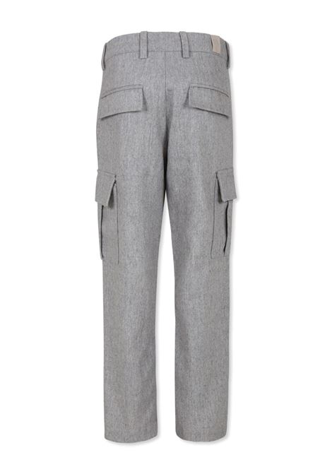 Pantalone cargo grigio in lana Eleventy Kids ELEVENTY | PANTALONI E JEANS | EV6P20 I0172807